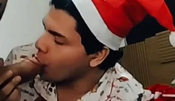 Sitting on Santa's Lap