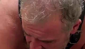 Fat Daddy Pig Pissgasms on a Fuck Machine