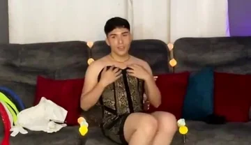 Sissy Guy Using Stepsister Clothes