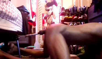Blackie Blasting Side View