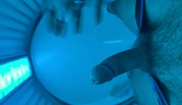 Horny Whilst in the Sunbed