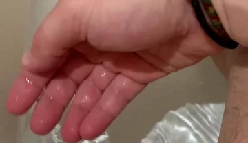 My Bath Was Full of Cum After I Jerked off There