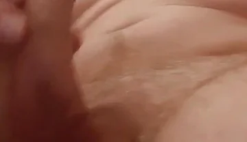 Me jerking my thick cock, pumping out another shooting cum load onto my own chest