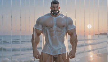 Rockstar Hunk Solo Teasing Balls and Shaft with Cum Splatter