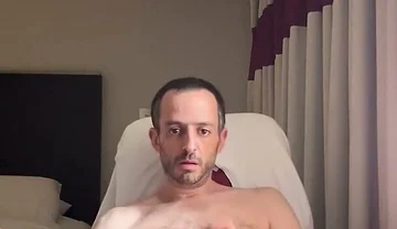 Guy Hardon Puts Large Dildo up Ass Self Lubricate