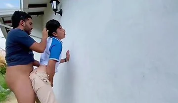 Cruising Stranger Fucks Me Outdoors Bareback Until He Cums Inside Creampie