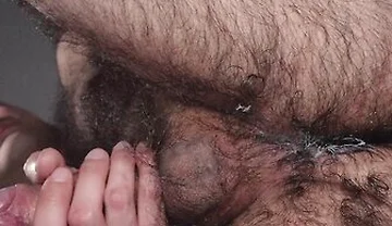 Louivmane Gay Hairy Bear Edging Creampie In His Asshole