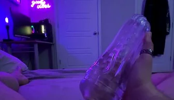 Testing Out My Brand New Toy *loud Moaning And Huge Cumshot