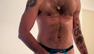 Little Solo Vid of Me in My Blue Papi Jockstrap