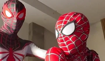 Big Dick Tag Team Group Gay Sex Spider Bro!