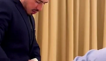 Fuck in Office Wearing Suits