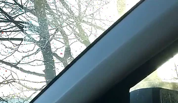 Erking off in the Car and Cumming - Uncut Cock