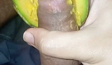 Picking an Avocado with Great Pleasure Until I Ejaculate.