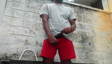 Xhard - Young Big Stepdaddy Outdoor Bathroom