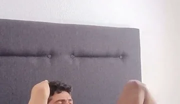 Handjob to Big Dicked Handsome Man Ends with Facial