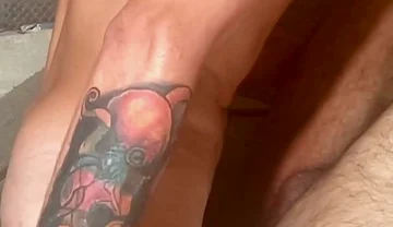I Fuck My Straight Neighbor for the First Time Then Flips Me Over and Thrusts His Cock All the Way Inside Me and Pounds Away