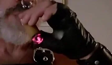 Stepdad lighting his Cigar in rubber apron