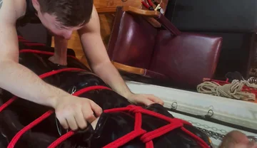 Latex Edging with Kris and Pup Amp