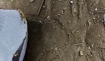 Making Socks Dirty in Slides - Used Socks and Slides and Uncut Soft Cock
