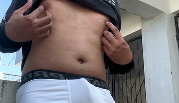 Asian Boy Went on a Long Ride and Masturbate Outdoor