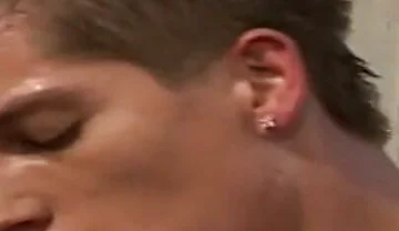 Eager Twink Deepthroats Muscular Hunk by Pool