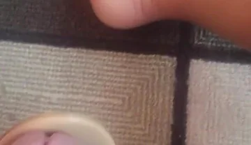 Jacking off with Heels and Nylons and Cumming on Heel