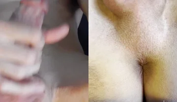 My Orgasm From Two Different Views - Cumshot and Anal Contractions