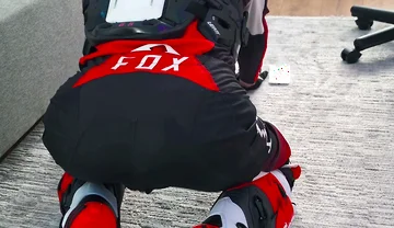 Playing with Motorcycle Boots