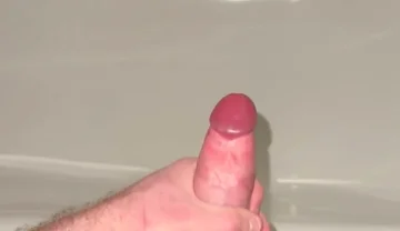 Hot German Guy After the Gym - Look How Hard I Am, Massive Load in the Bathtub