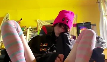 Femboy Gets Bored After Gaming And