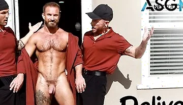Inked Delivery Hunks Rail Sexy Stepdaddy Client - Blain Oconnor, Bruce Jones, Colt Spence