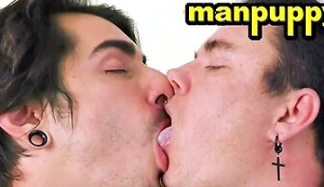 Leo Blue And Johnny Mercy Like Sucking Each Others Tongue