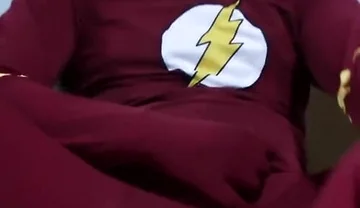 Jerking off Cosplay the Flash Latino Masturbation Chileno