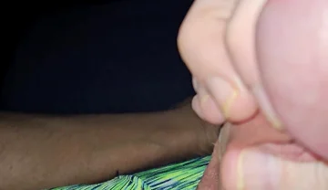 Mushroomed Drippy Moaning Climax with My Panties Around My Knees