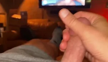 Verbal Hairy Stepdaddy Bates In Bed - While Watching Himself
