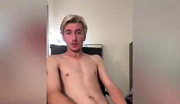Big Dick Teen 18+ Jerks Off At Desk And Shoots Huge Load