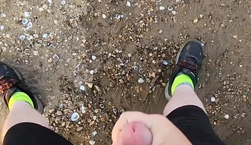 Enjoying Myself at a Very Beach.