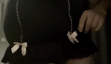 Crossdress Cock and Ball Bondage