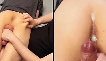 Cumming On My Boyfriends Virgin Hole