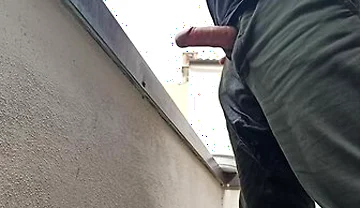 Peeing In My Pants Watching From The Balcony