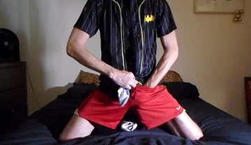Autographed cum-drenched socks