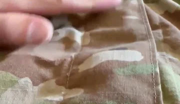 Showing off the Hairy Solider Balls While Jerking off and Shooting a Hot Load of Cum