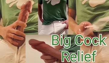 Big Cock Relief From Massive Cumshots