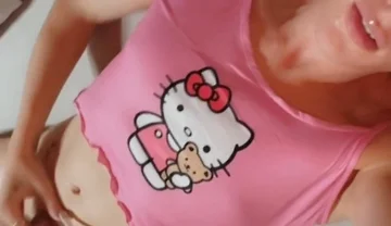 Cute Femboy Can’t Sleep Until Big Cumshot and Playing with Ass