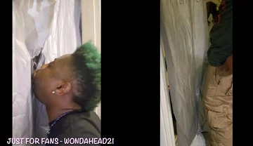Sissy's First Glory Hole Action!