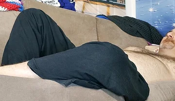 Chubby Daddy Bear Naked Dirty Feet