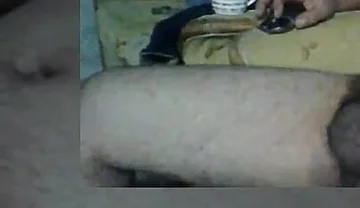 Daddy Bear Masturbates with a Cigarette in His Mouth and Cums