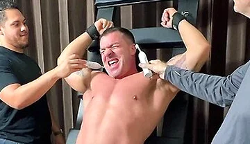 Bondaged Hunk Braden Charron Got Tickled By Dan Edwards