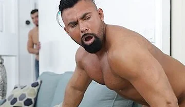 Steven Roman Pleasures Himself With A Dildo When His Roommate Jeremy Spreadums Catches Him