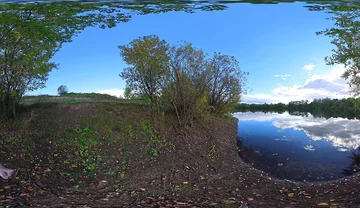 Teen Completely Naked at a Lake